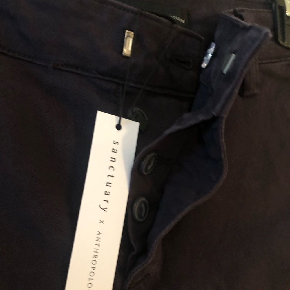 NWT Anthropologie x Sanctuary navy shorts - Picture 7 of 7